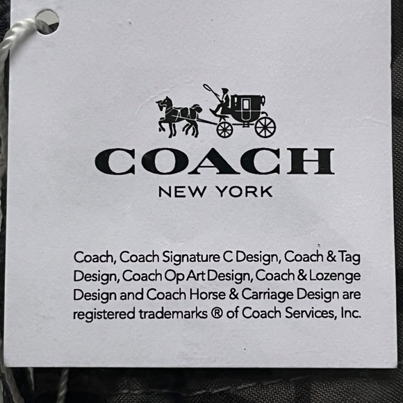 NWT Coach Black and Graphite Mini Umbrella - Picture 6 of 6